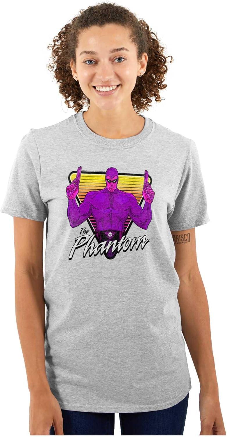 imageThe Phantom Vintage Superhero Graphic T Shirt Men or WomenSport Grey