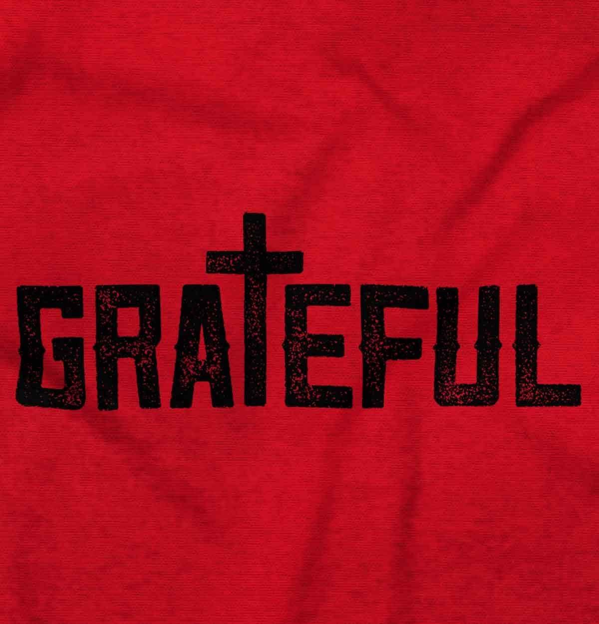 imageGrateful Thankful Christian Jesus Graphic T Shirt Men or WomenRed