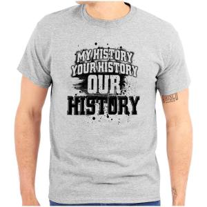 Black History Month Mine Your Ours Graphic T Shirt Men or Women(Sport Grey)