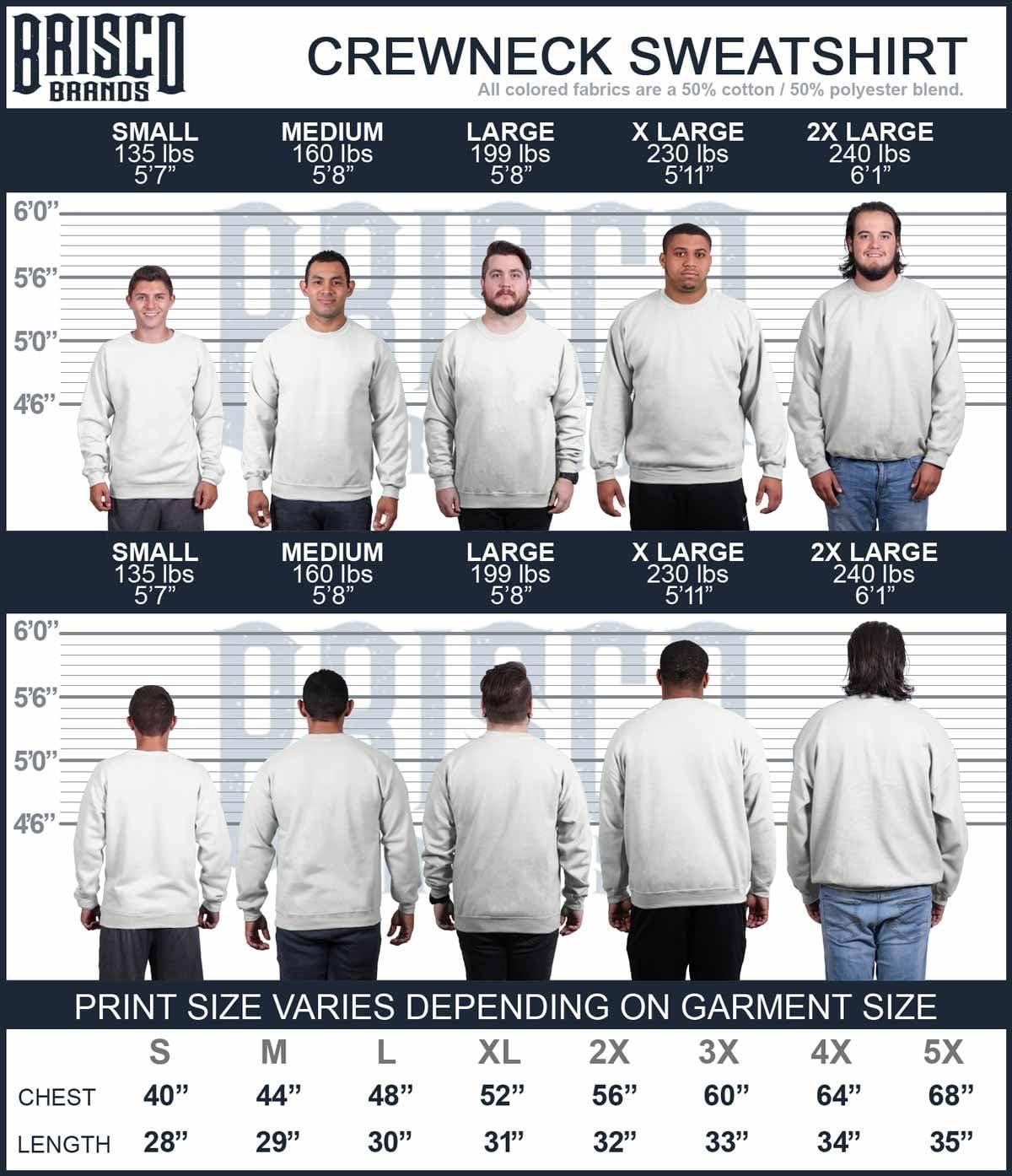 imageBrisco Brands Funny Dad Bod Christmas Edition Mens Crewneck SweatshirtWhite