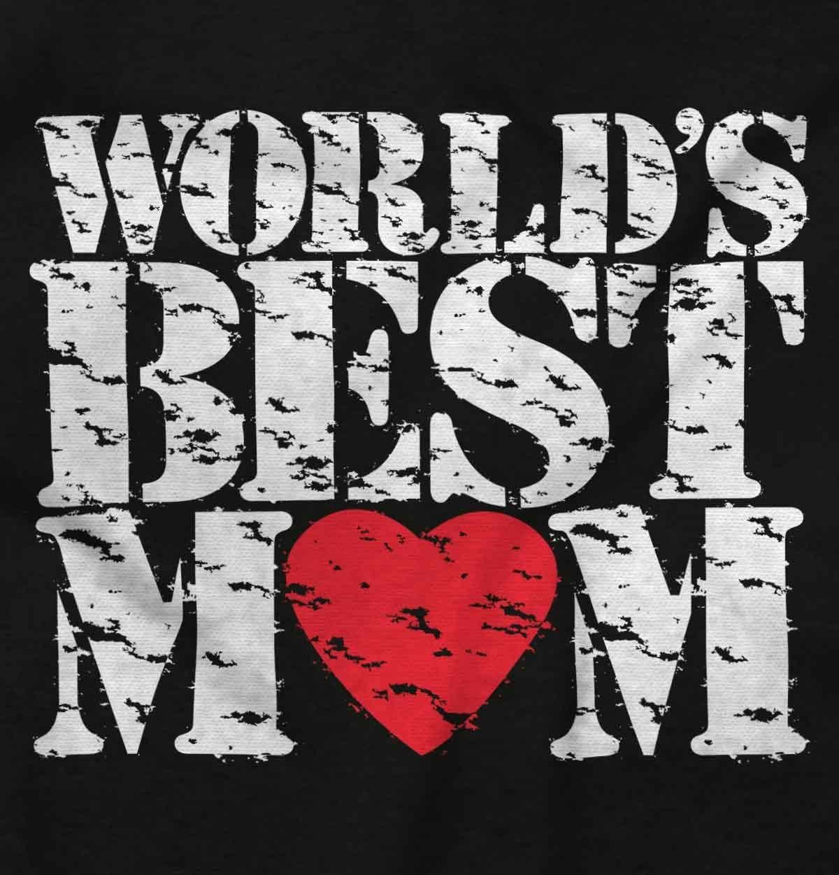 imageBrisco Brands Worlds Best Mom Cool Mothers Day Hoodie Sweatshirt WomenBlack