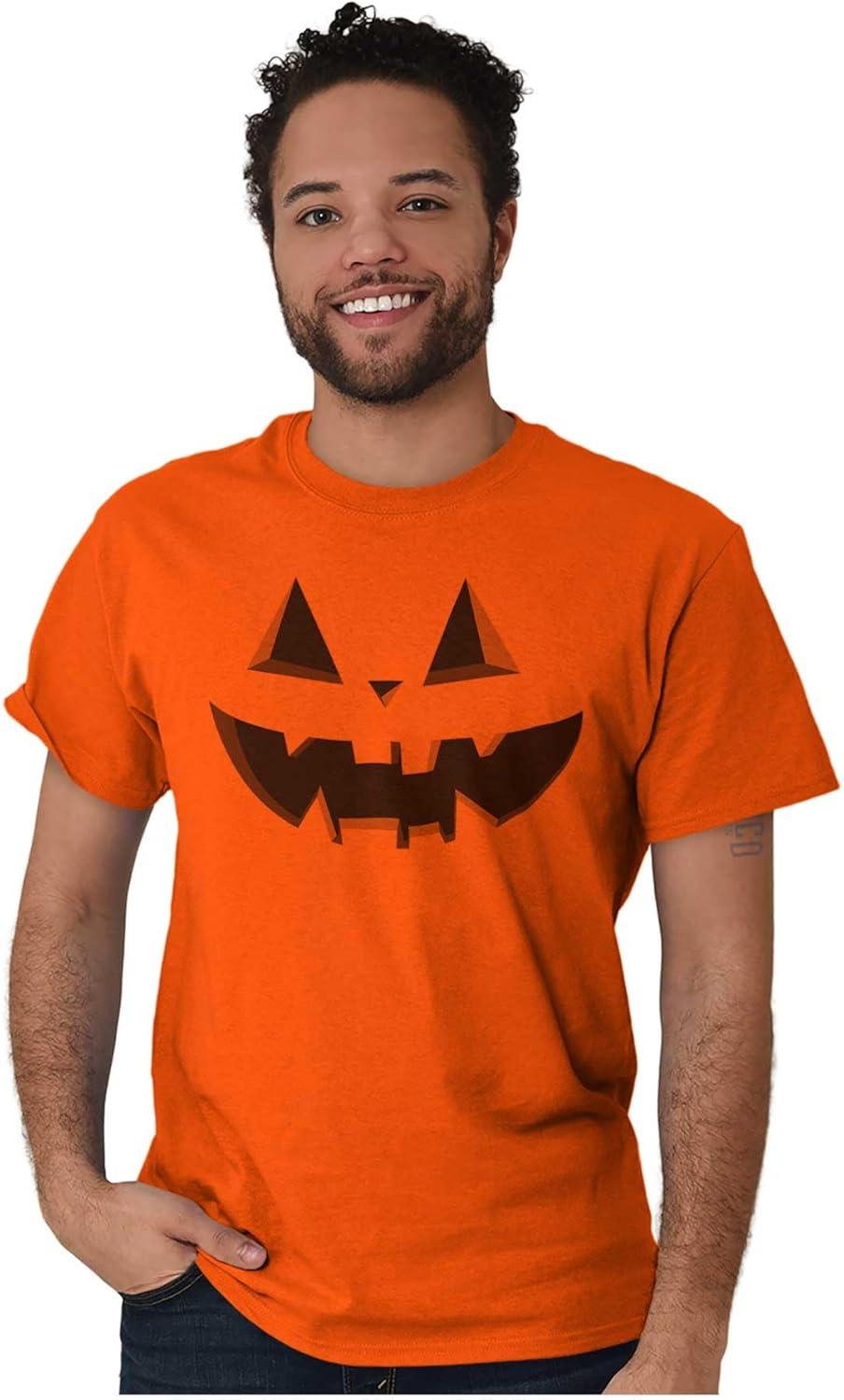 imageClassic Halloween Pumpkin Costume Graphic T Shirt Men or WomenOrange