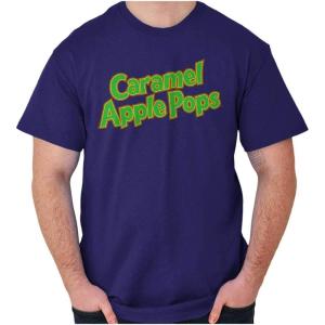Caramel Apple Pops Candy Logo Graphic T Shirt Men or Women(Purple)