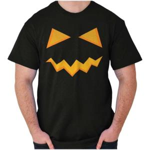 Halloween Jack-o-Lantern Costume Graphic T Shirt Men or Women(Black)