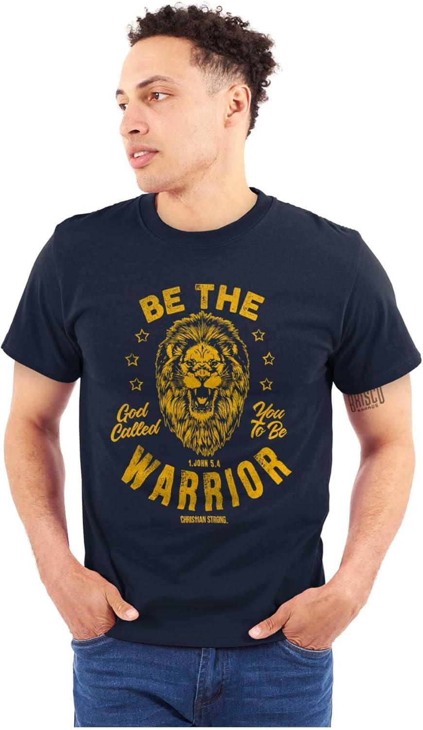 imageBe The Warrior God Called You to Be Mens Graphic T Shirt TeesNavy