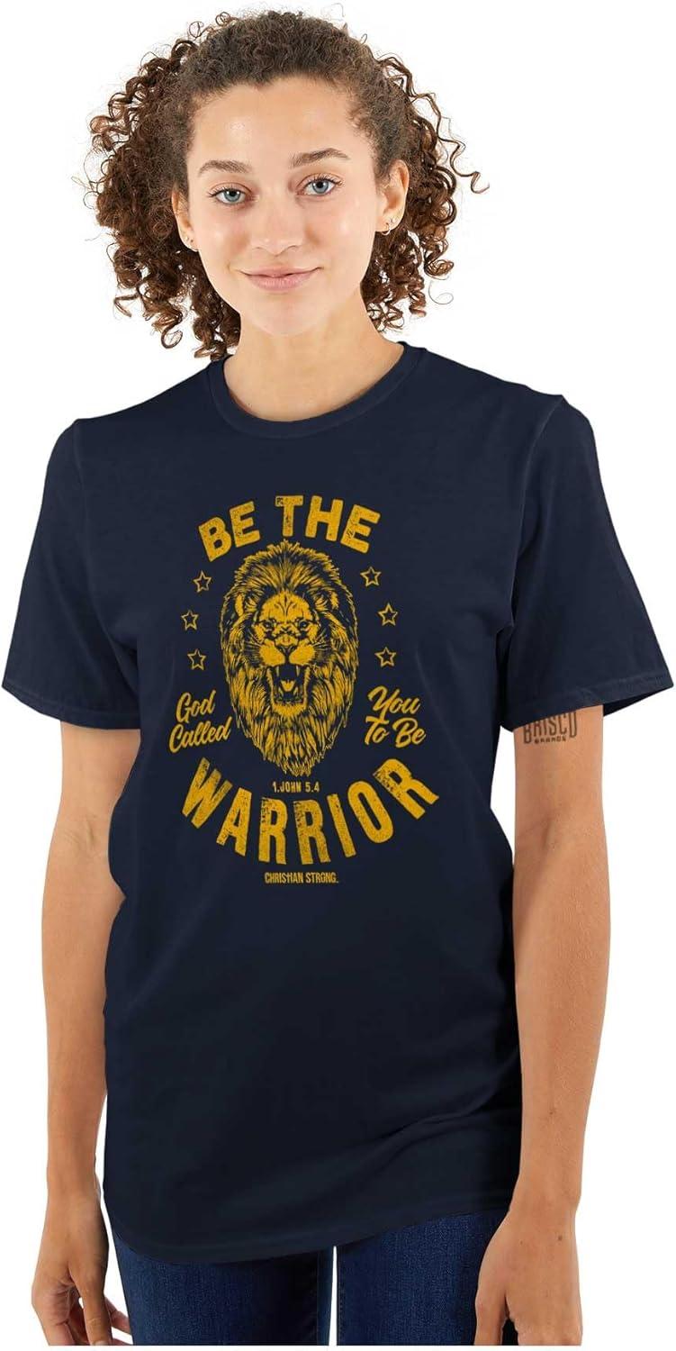imageBe The Warrior God Called You to Be Mens Graphic T Shirt TeesNavy