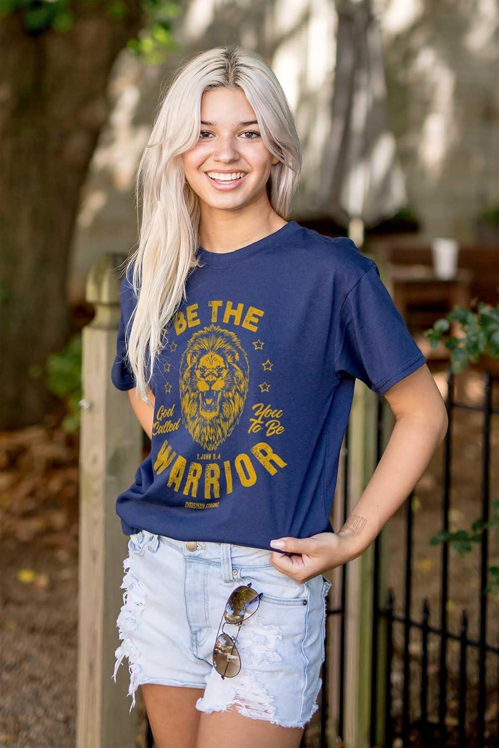 imageBe The Warrior God Called You to Be Mens Graphic T Shirt TeesNavy