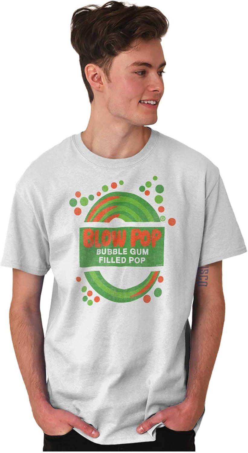 imageCandy Gum Blow Pop Vintage Retro Cute Graphic T Shirt Men or WomenWhite