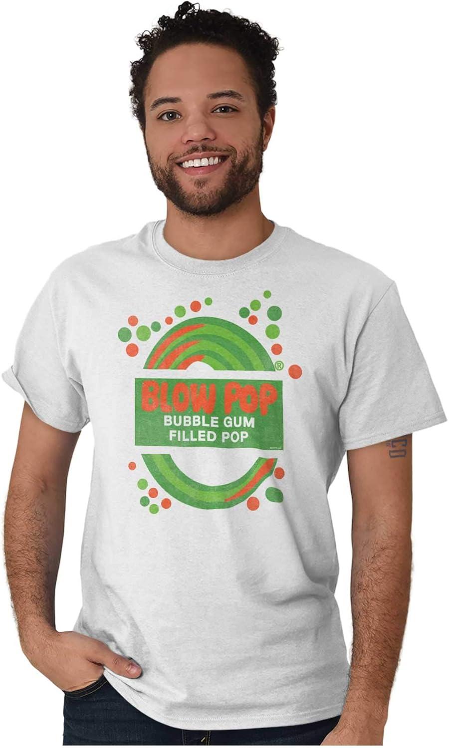 imageCandy Gum Blow Pop Vintage Retro Cute Graphic T Shirt Men or WomenWhite