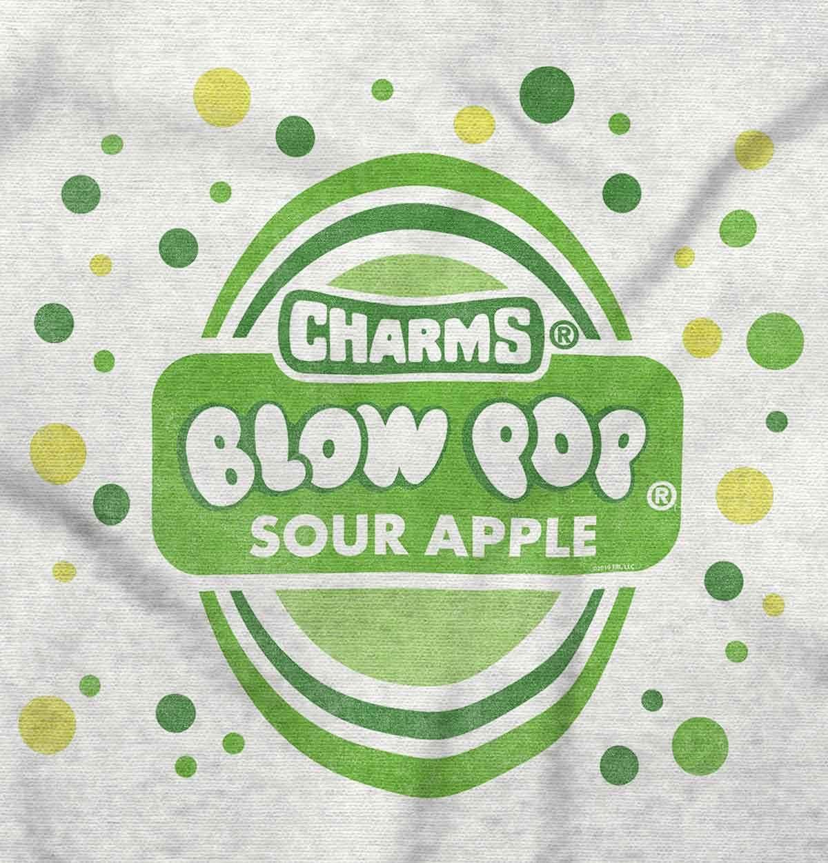imageSour Apple Blow Pop Retro Candy Logo Graphic T Shirt Men or WomenWhite