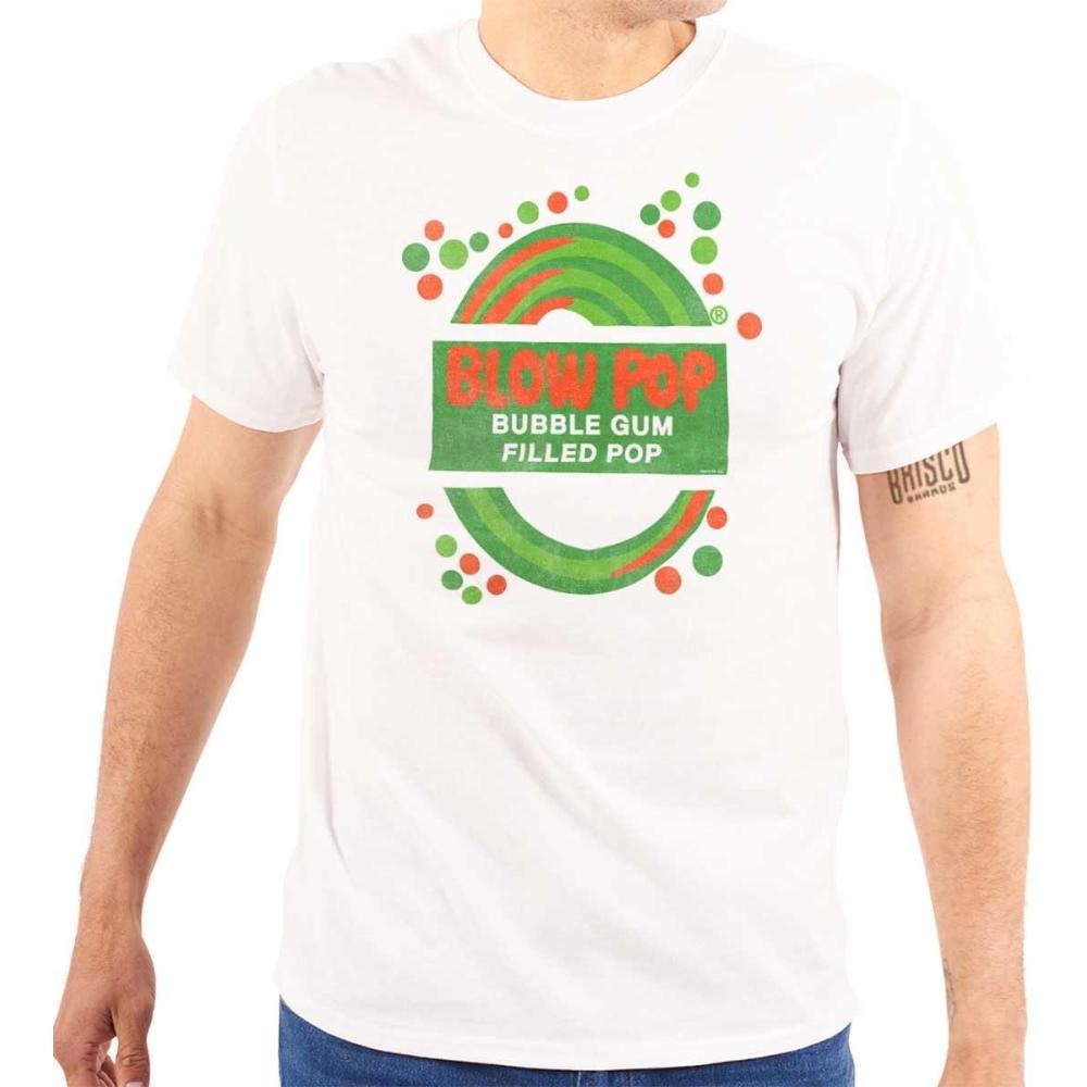 imageCandy Gum Blow Pop Vintage Retro Cute Graphic T Shirt Men or WomenWhite