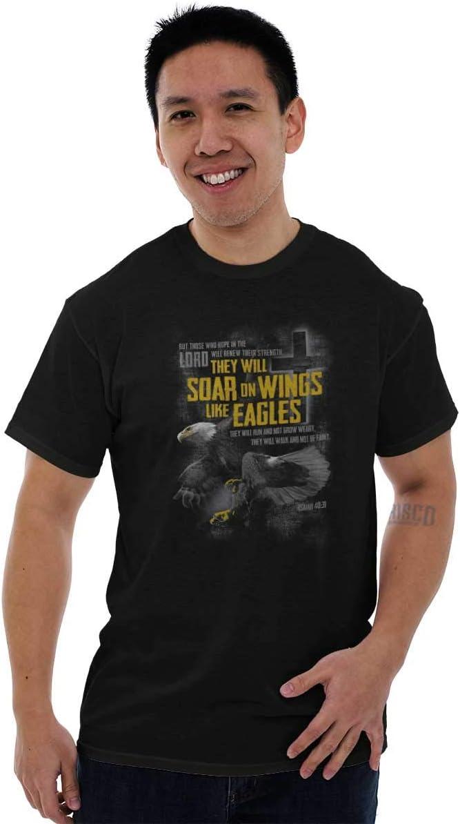 imageSoar Wings Eagles Isaiah 4031 Graphic T Shirt Men or WomenBlack