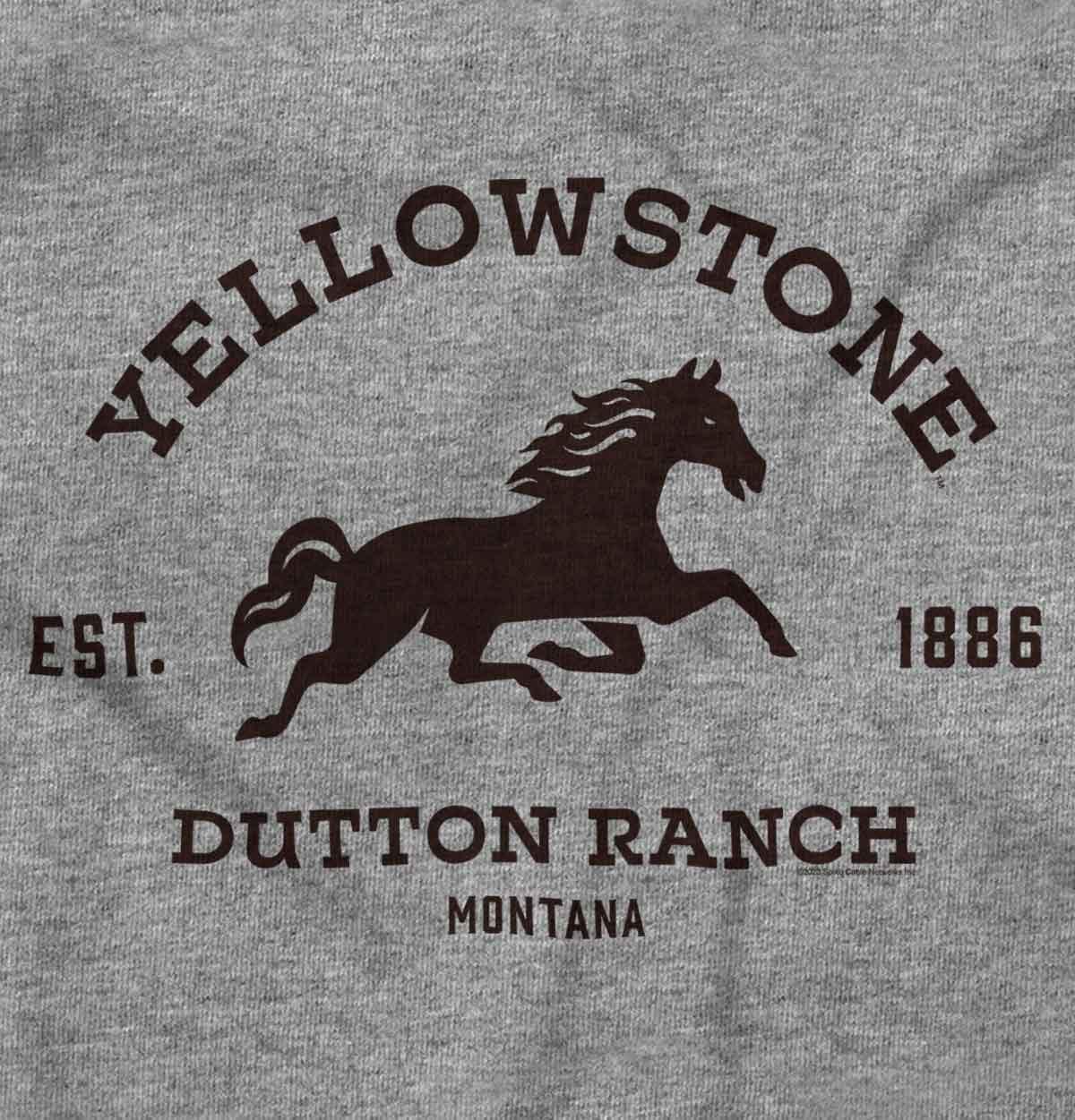 imageBrisco Brands Yellowstone Dutton Ranch Horse Baby Romper Boys or GirlsHeather
