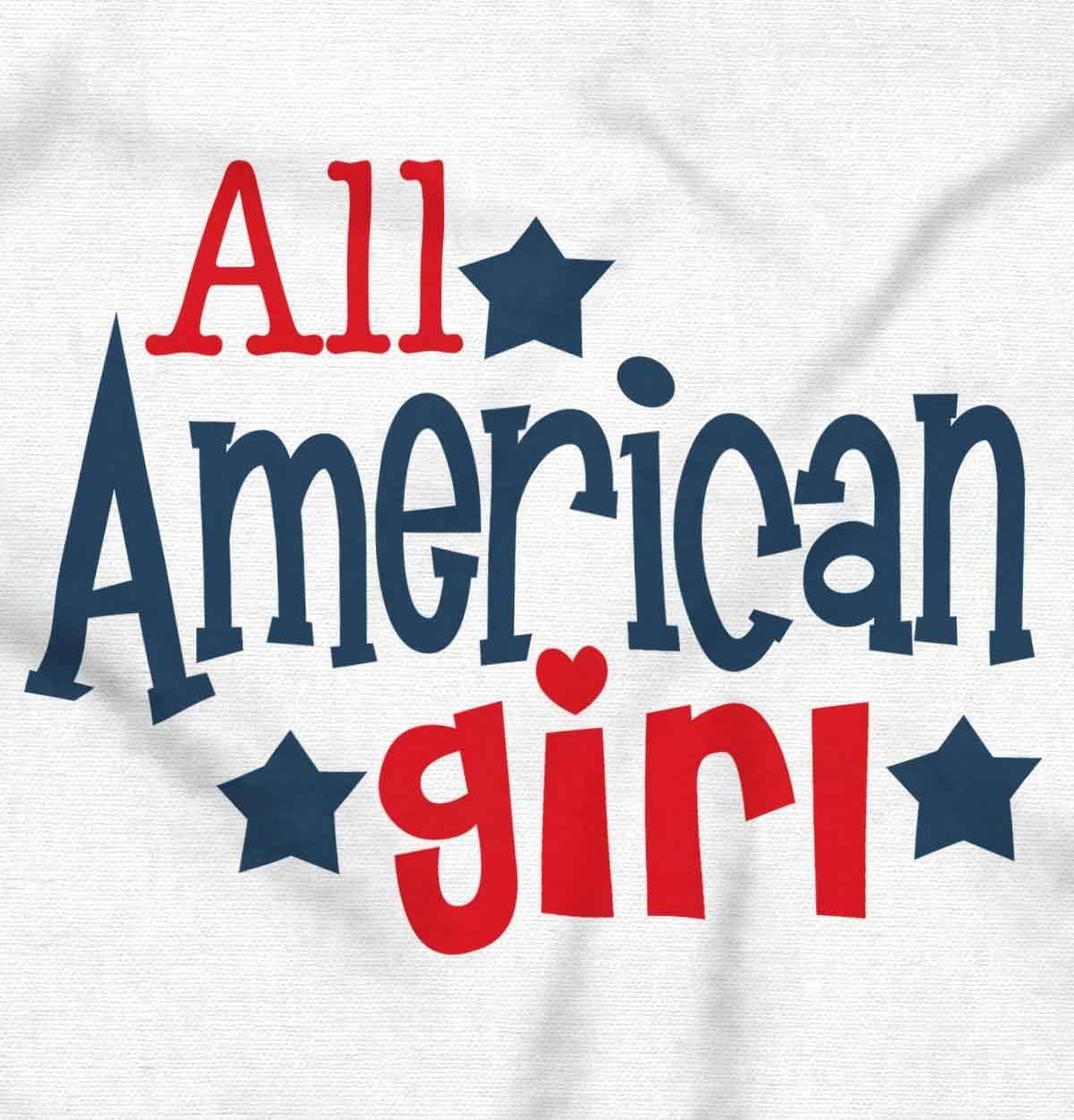 imageBrisco Brands All American Cute Daughter Niece Baby Bodysuit Jumper GirlsWhite