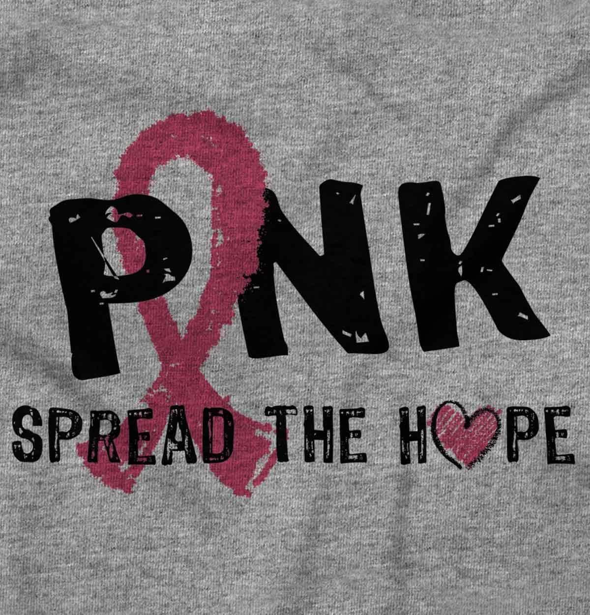 imageClassic Teaze Pink Spread The Hope Breast Cancer Hoodie Sweatshirt WomenSport Grey