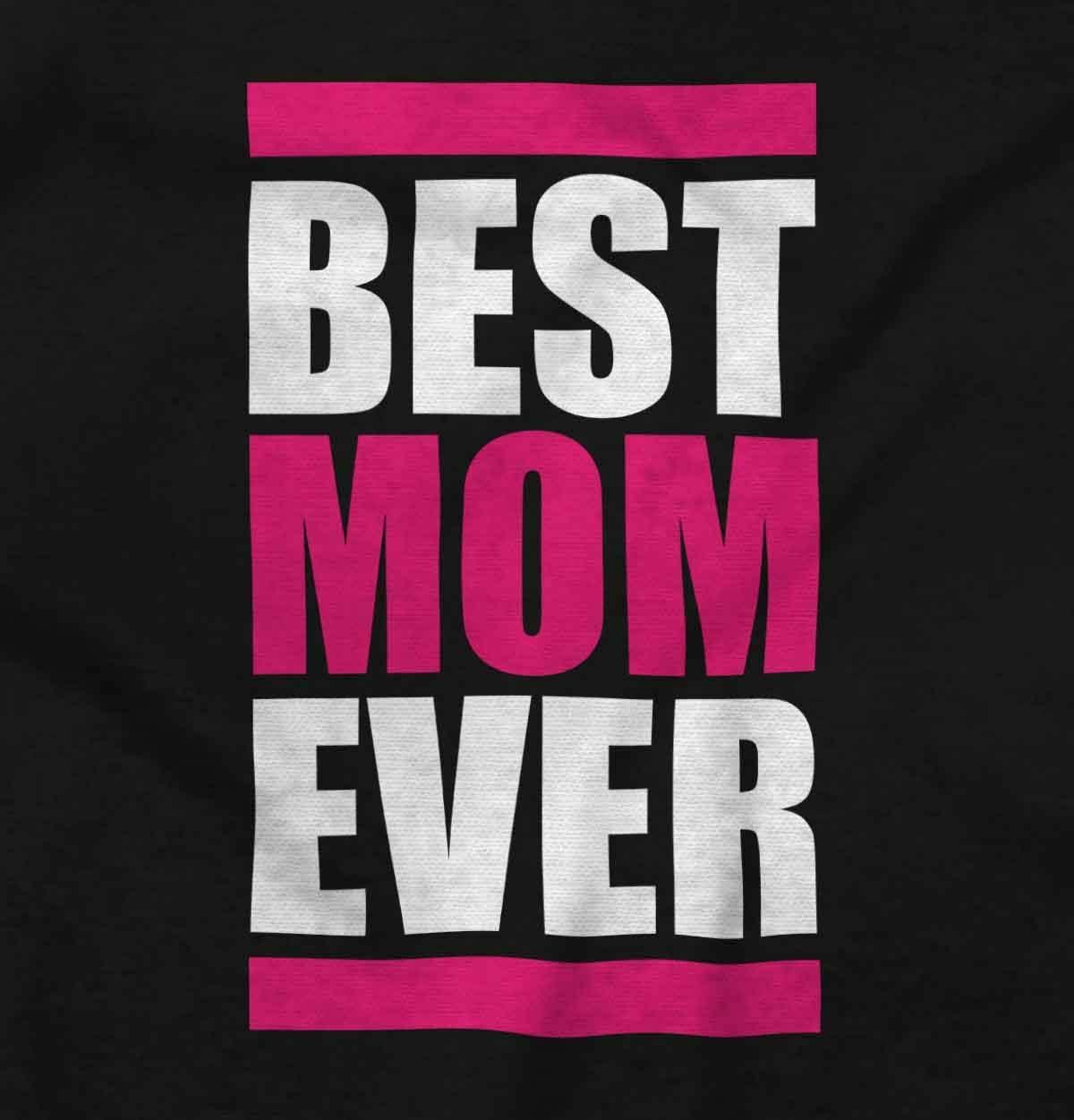 imageBrisco Brands Best Mom Ever Cute Mothers Day Mommy Hoodie Sweatshirt WomenBlack