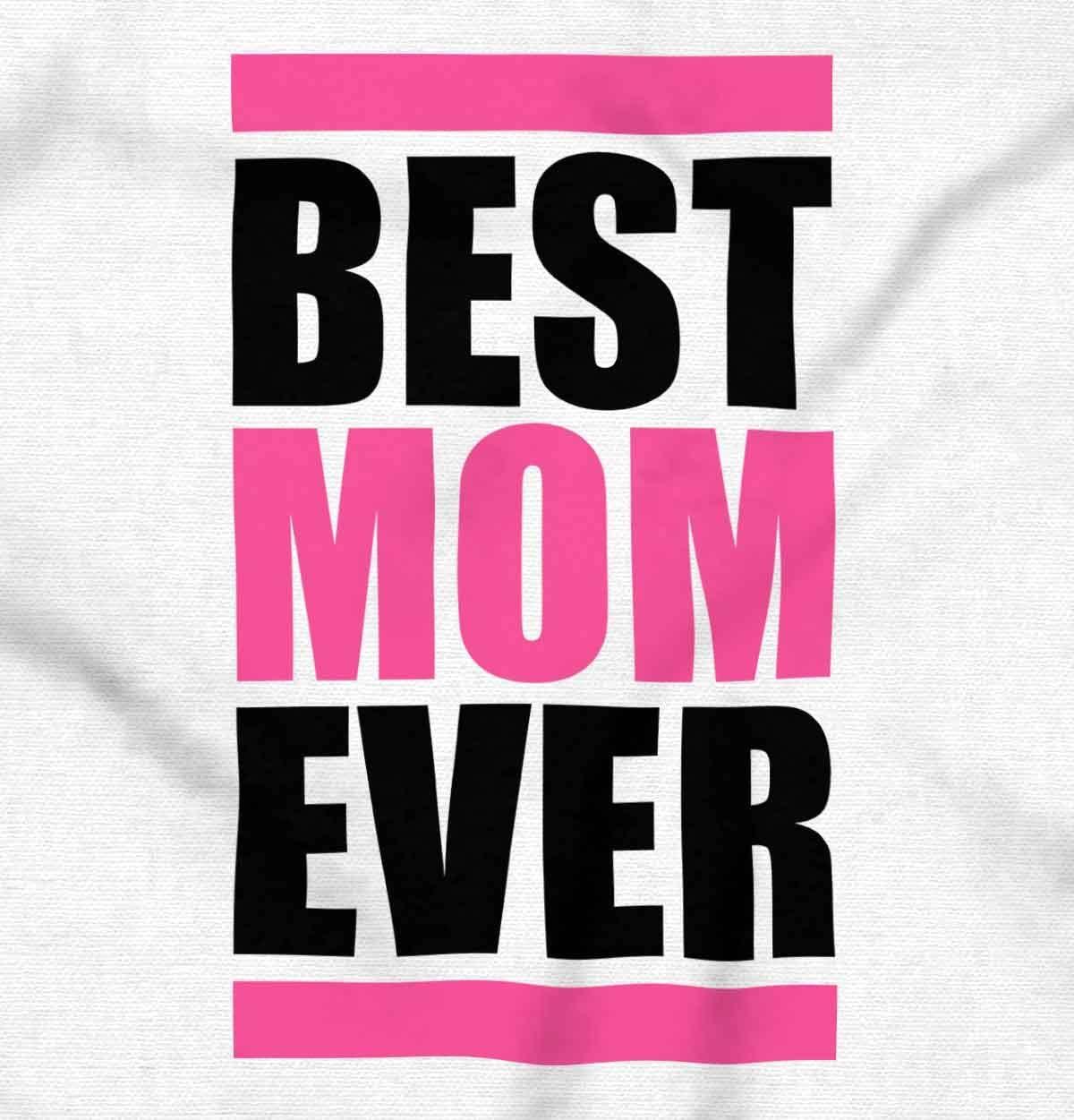 imageBrisco Brands Best Mom Ever Cute Mothers Day Mommy Hoodie Sweatshirt WomenWhite