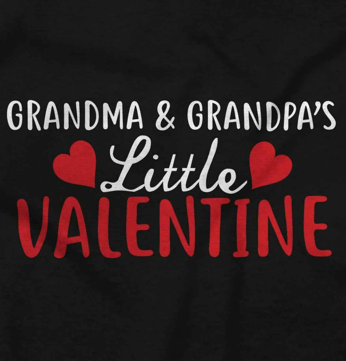 imageBrisco Brands Grandma and Grandpas Little Valentine Baby Romper Boys or GirlsBlack