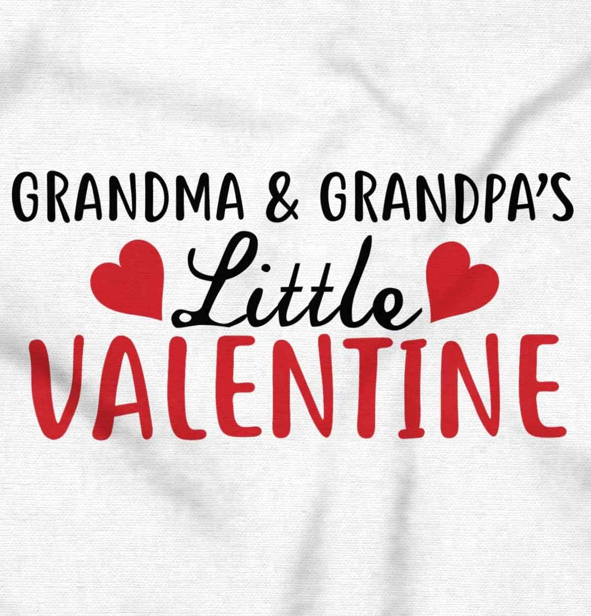 imageBrisco Brands Grandma and Grandpas Little Valentine Baby Romper Boys or GirlsWhite