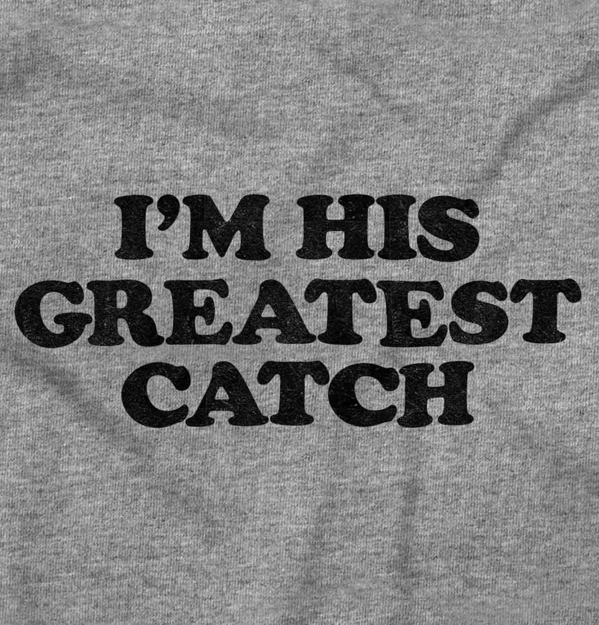 imageBrisco Brands His Greatest Catch Funny Fishing Hoodie Sweatshirt WomenSport Grey