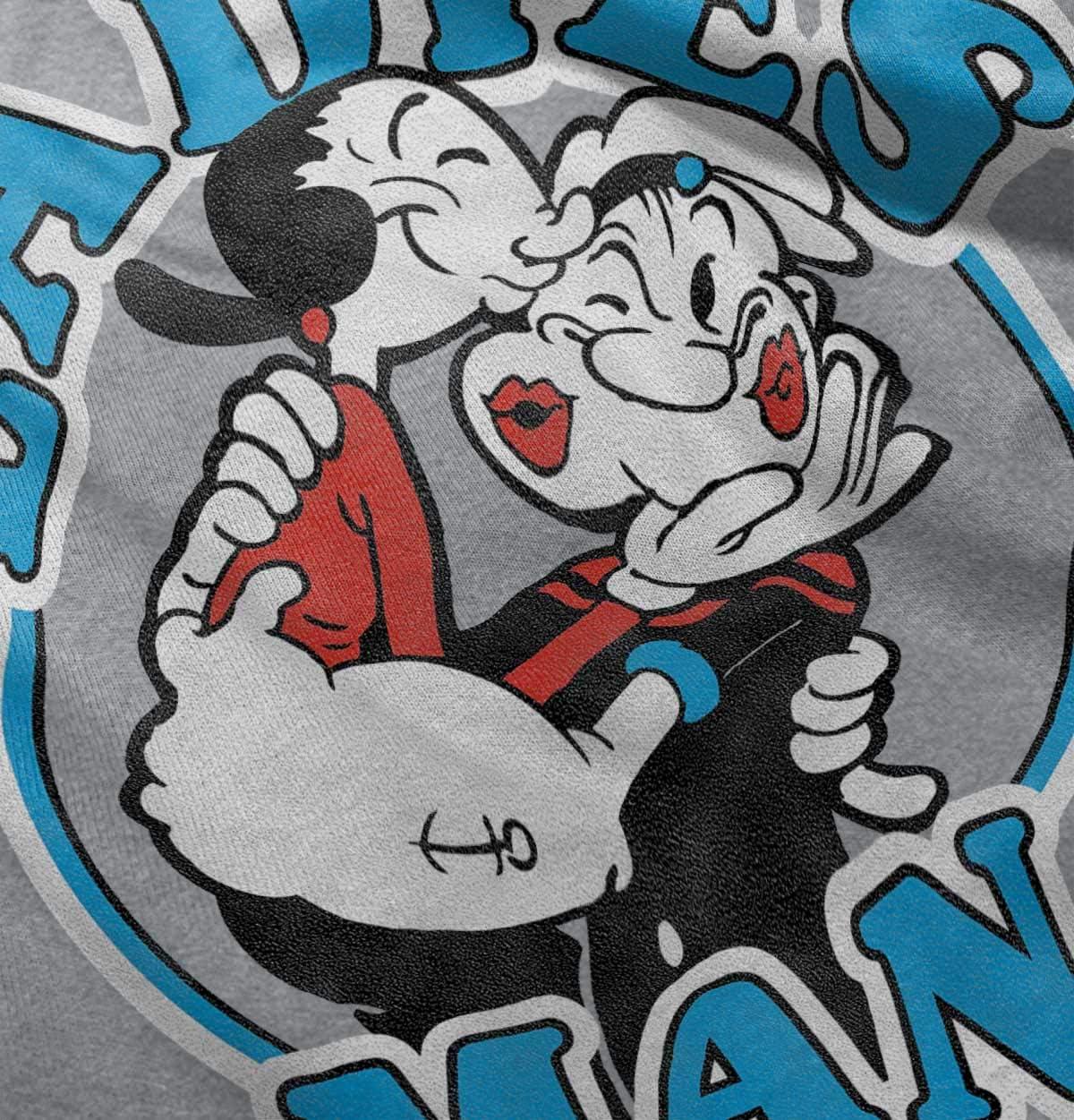 imagePopeye and Olive OYL Ladies Man Funny Youth T Shirt Tee BoysHeather