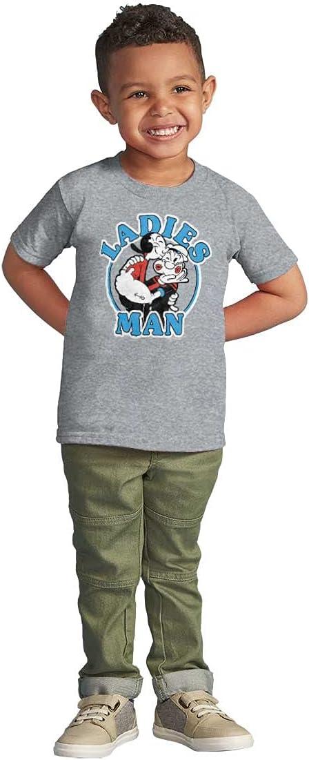 imagePopeye and Olive OYL Ladies Man Funny Youth T Shirt Tee BoysHeather