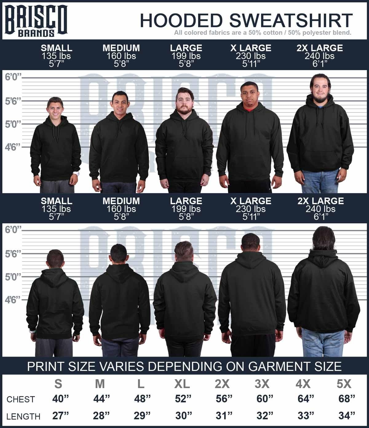 imageBrisco Brands Real Men Love Jesus Christian Hoodie Hooded Sweatshirt MenBlack