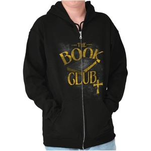Christian Strong Holy Bible Book Club Religious Zip Up Hoodie Mens Womens