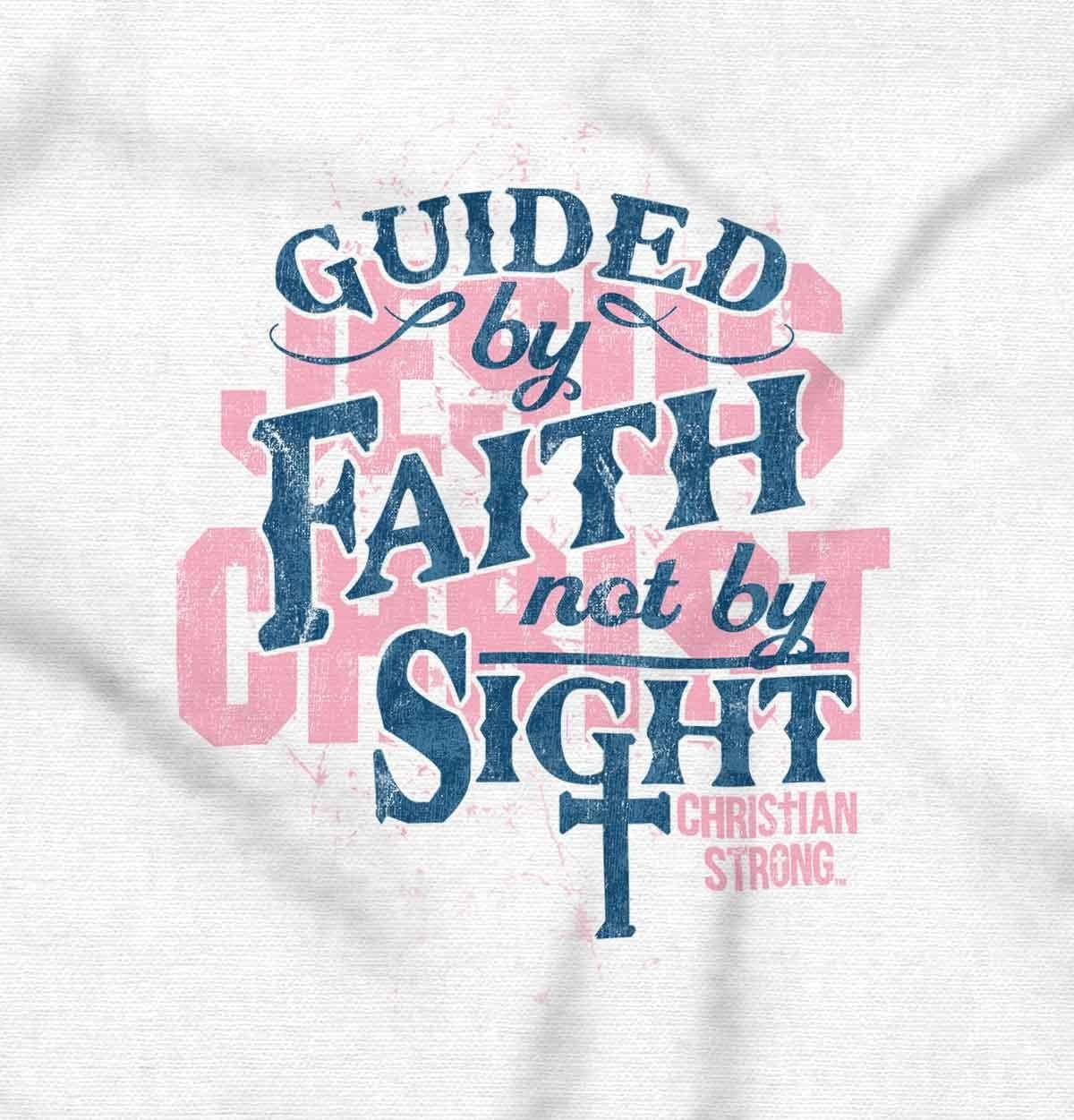 image:imageChristian Strong Guided By Faith And Not By Sight Hoodie Sweatshirt WomenWhite