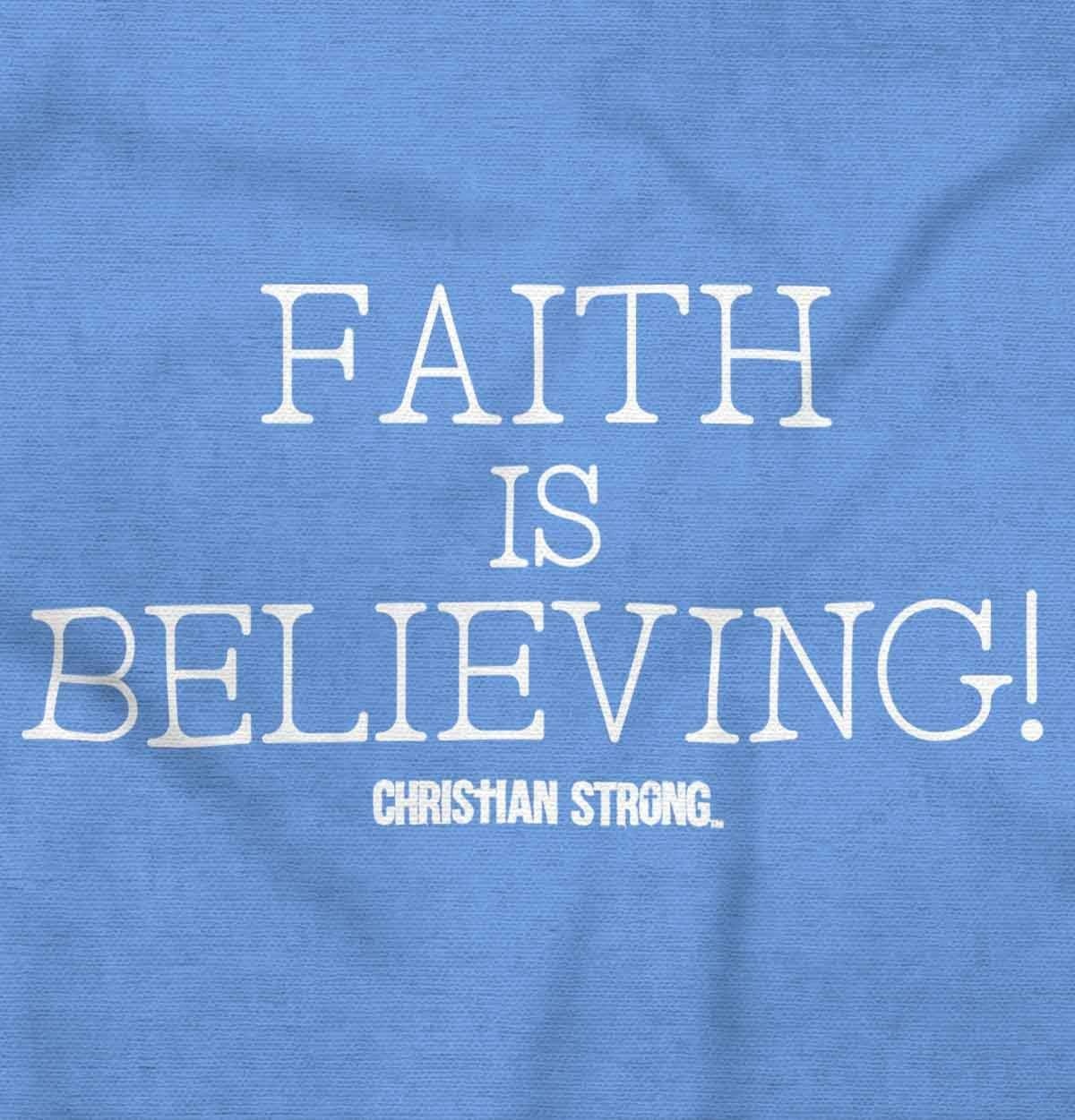 image:imageFaith is Believing Christian Love Women Crewneck SweatshirtCarolina Blue