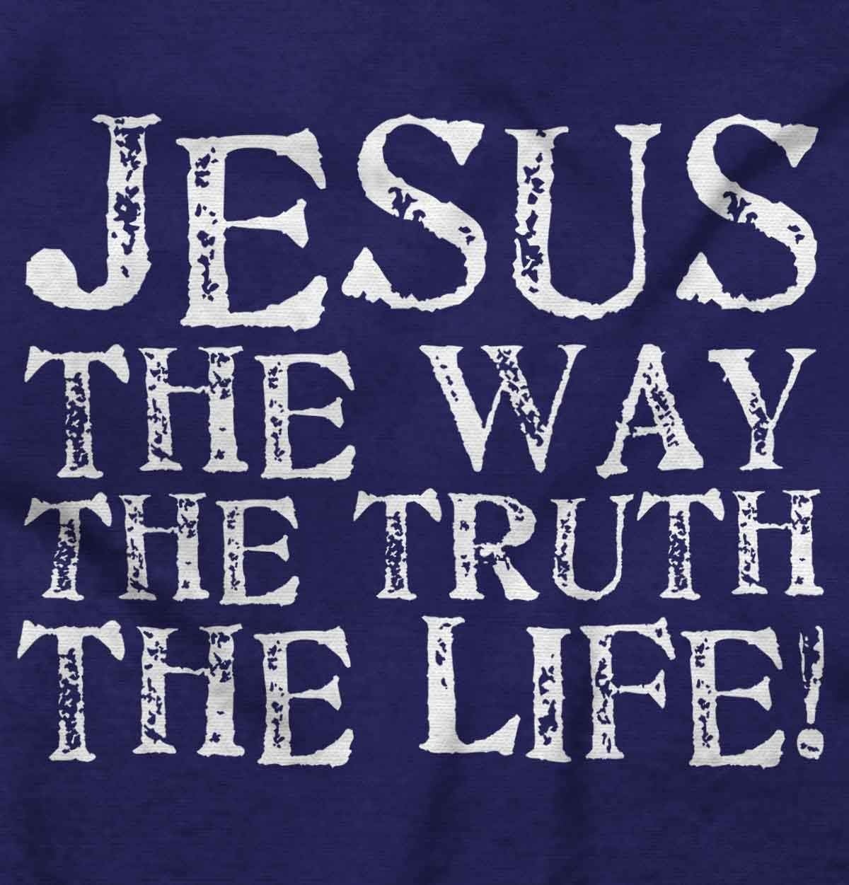image:imageJesus The Way Truth Life Christian Graphic T Shirt Men or WomenPurple