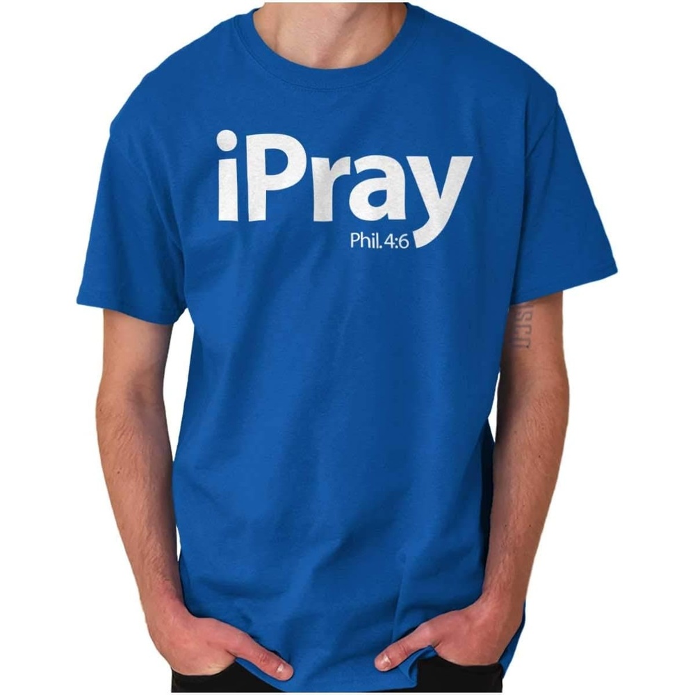 image:imageI Pray Philippians 46 Christian Graphic T Shirt Men or WomenRoyal