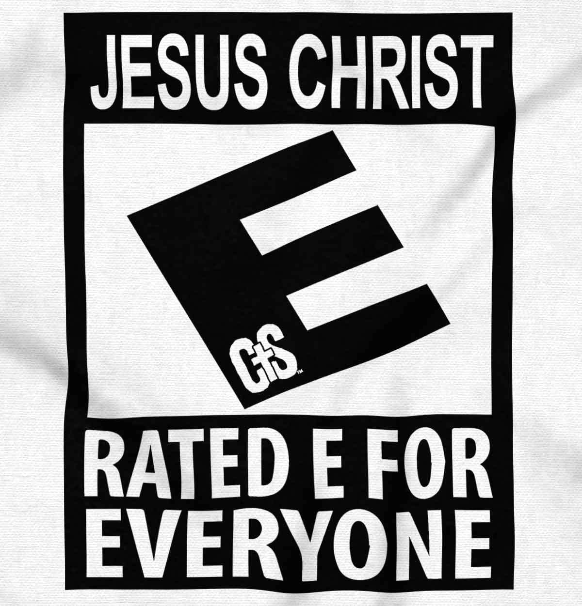 image:imageBrisco Brands Punny Christian Jesus is for Everyone Hoodie Sweatshirt Women MenWhite