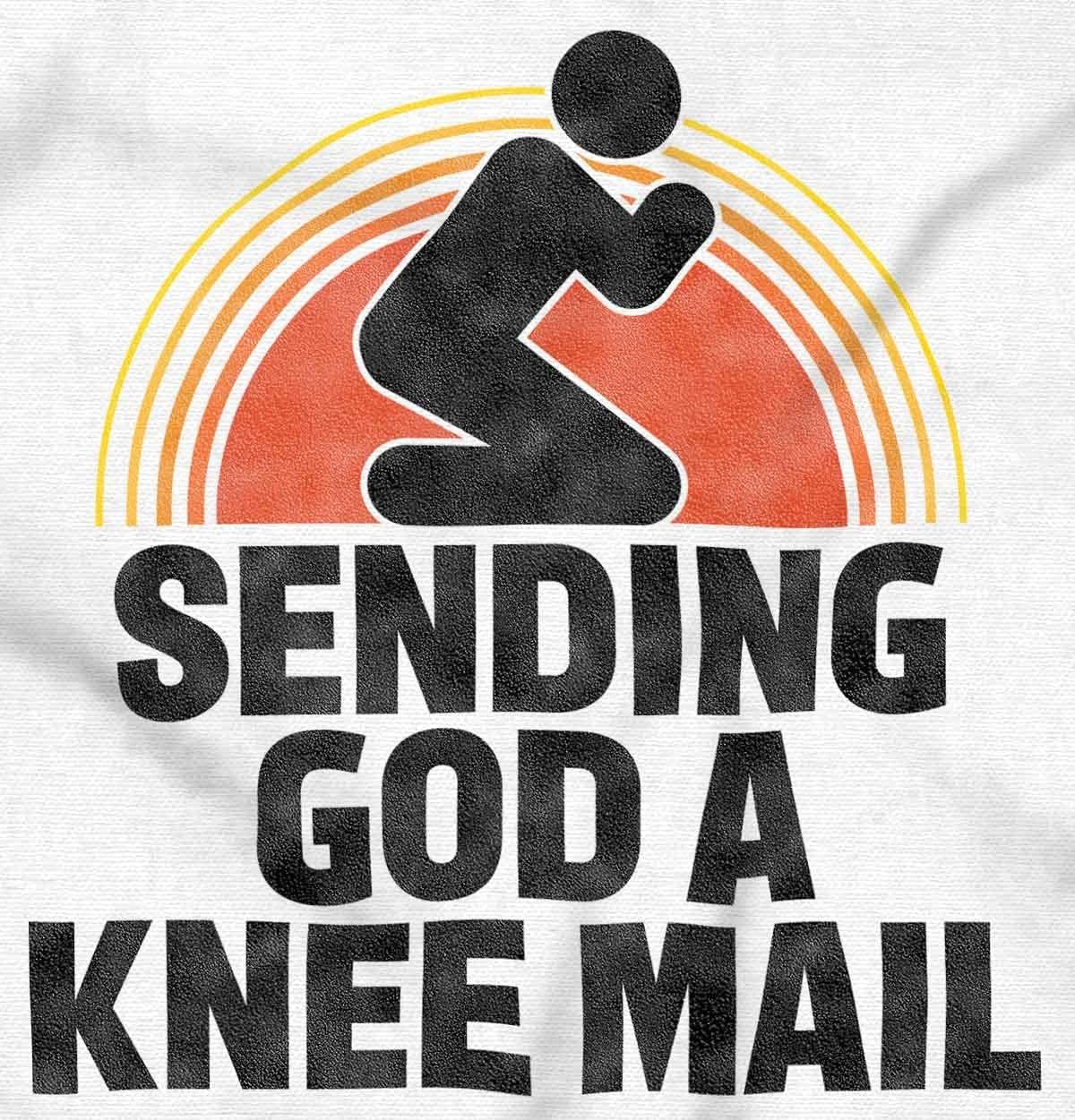 image:imageBrisco Brands Sending God A Knee Mail Christian Hoodie Sweatshirt Women MenWhite