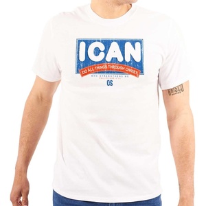 Brisco Brands Punny Christian Phillipians Quote Graphic T Shirt Men or Women(White)