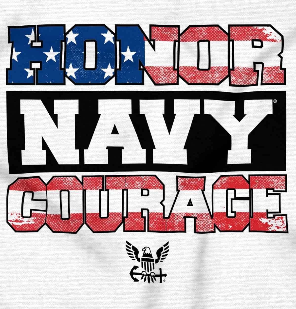 image:imageBrisco Brands Honor Navy Courage American Flag Zip Up Hoodie Mens WomensWhite