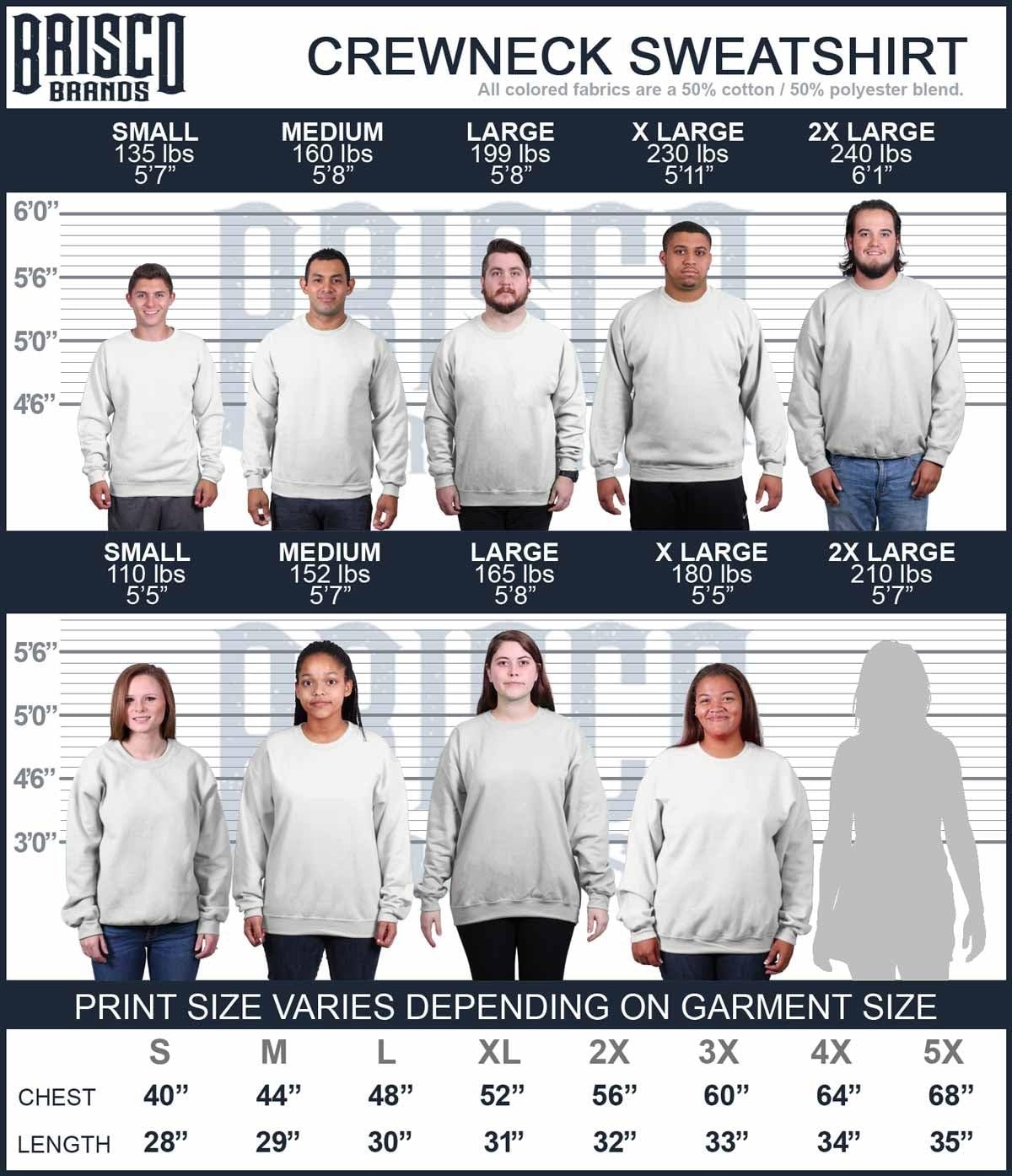image:imageBrisco Brands Peace Doesnt Preserve US Navy Sweatshirt for Men or WomenWhite