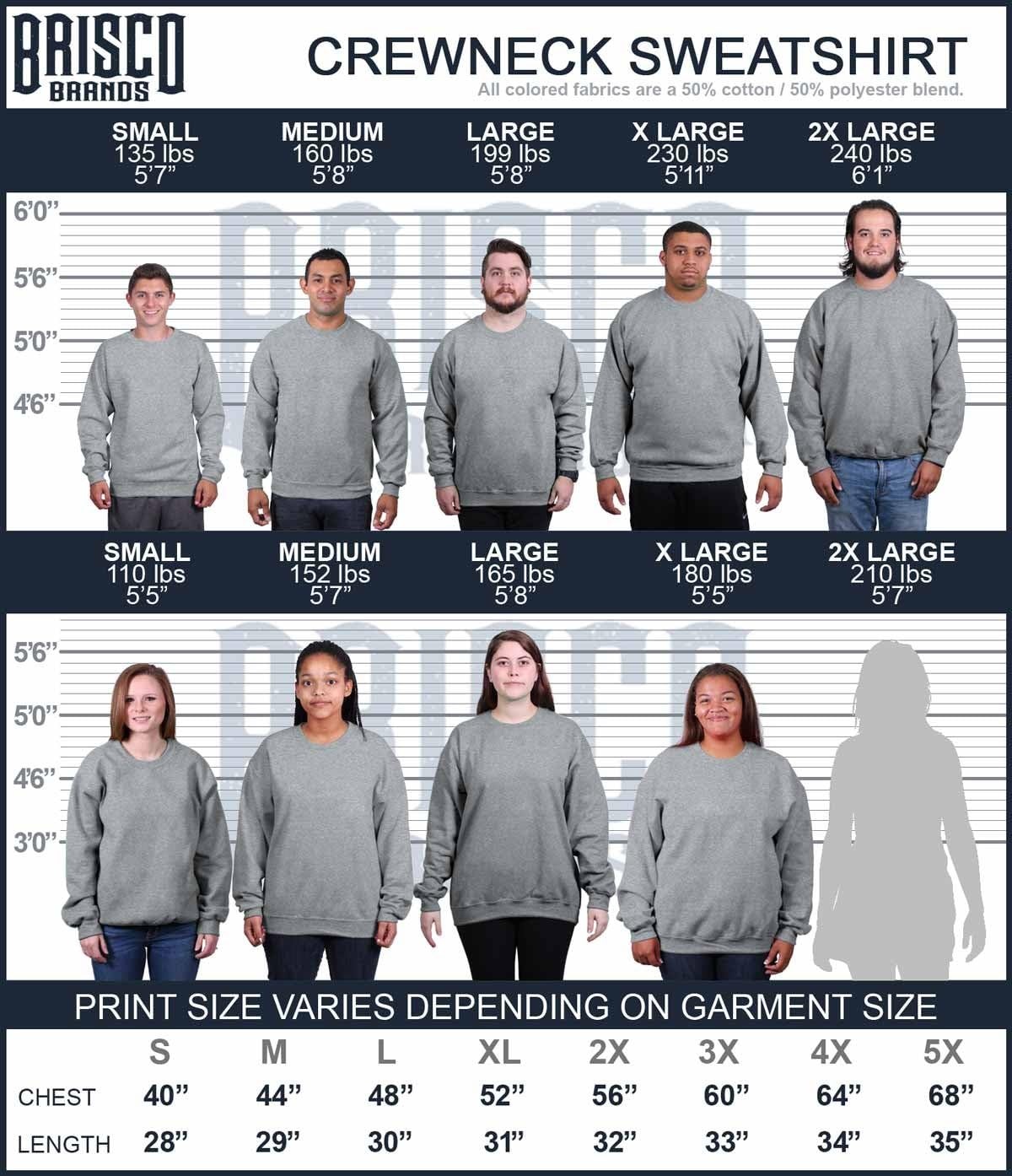 image:imageBrisco Brands US Navy Pride Runs Deep Est 1775 Sweatshirt for Men or WomenSport Grey