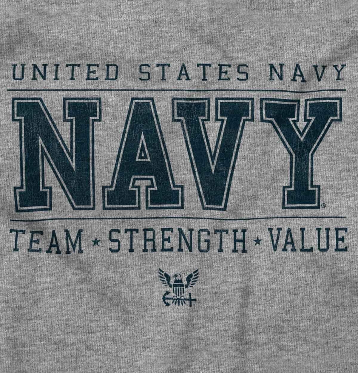image:imageBrisco Brands US Navy Team Strength Value Sweatshirt for Men or WomenSport Grey