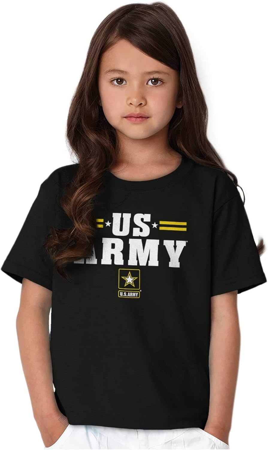 image:imageBrisco Brands United States Army Star Logo Military Crewneck T Shirts Boy Girl