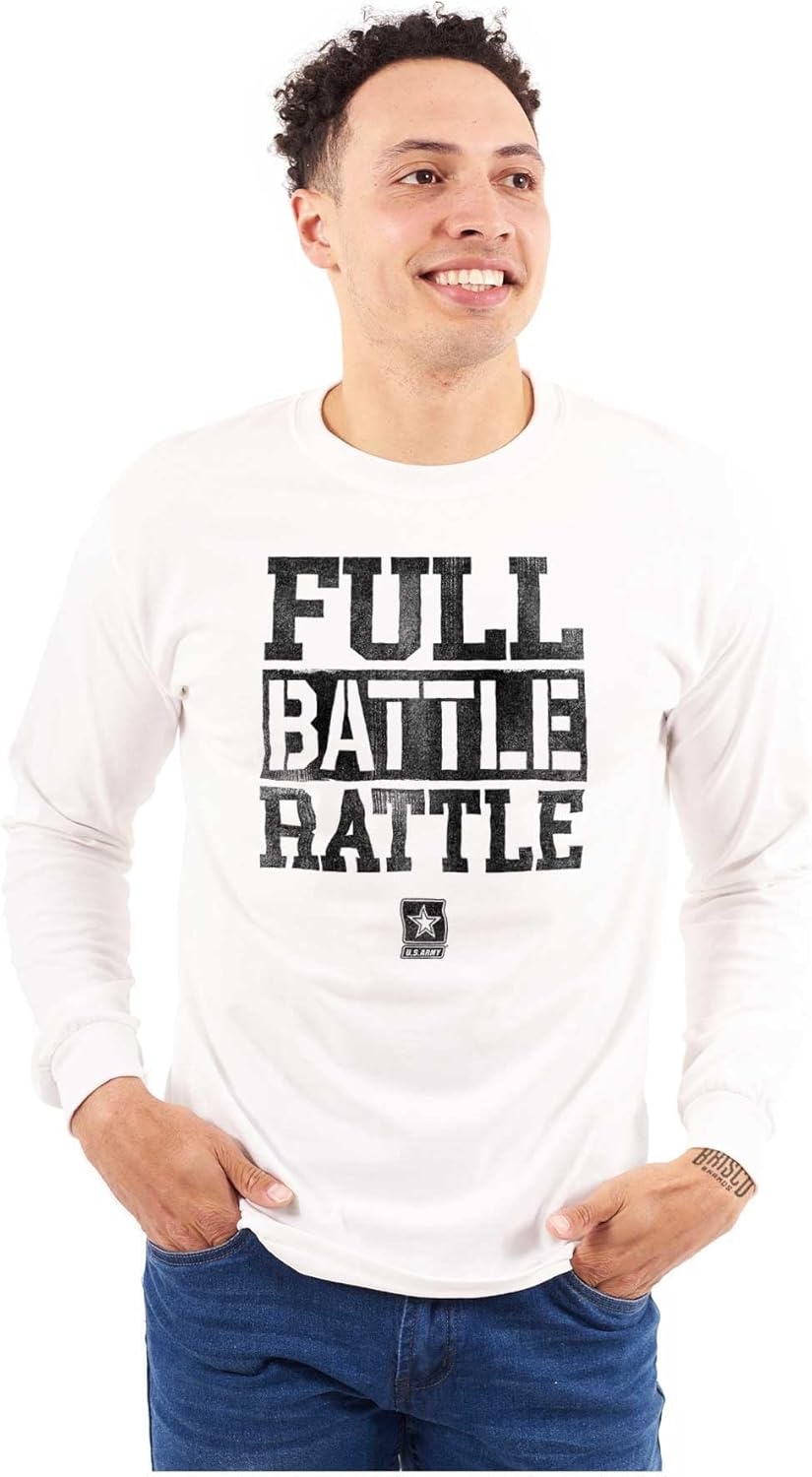 image:imageUS Army Casual Military PT Style Long Sleeve Tshirt Men WomenWhite