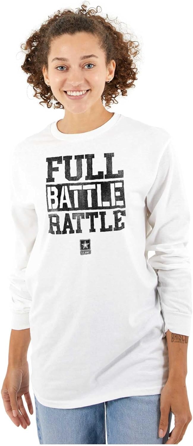image:imageUS Army Casual Military PT Style Long Sleeve Tshirt Men WomenWhite