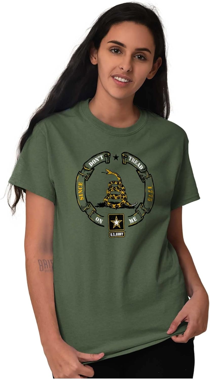 image:imageUS Army Gadsden Flag PT Military Graphic T Shirt Men or WomenMilitary Green