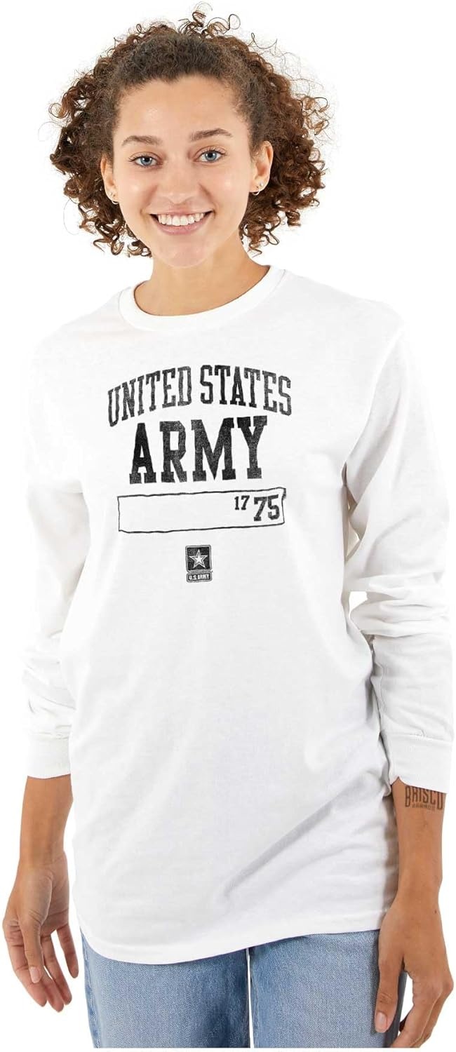 image:imageUS Army United States Soldier Long Sleeve Tshirt Men WomenWhite