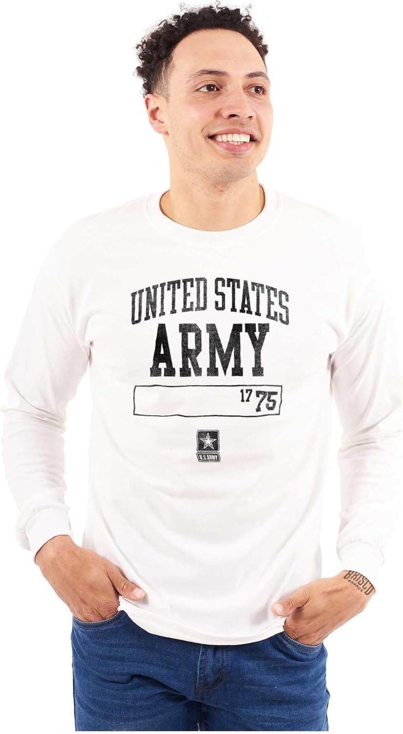 image:imageUS Army United States Soldier Long Sleeve Tshirt Men WomenWhite