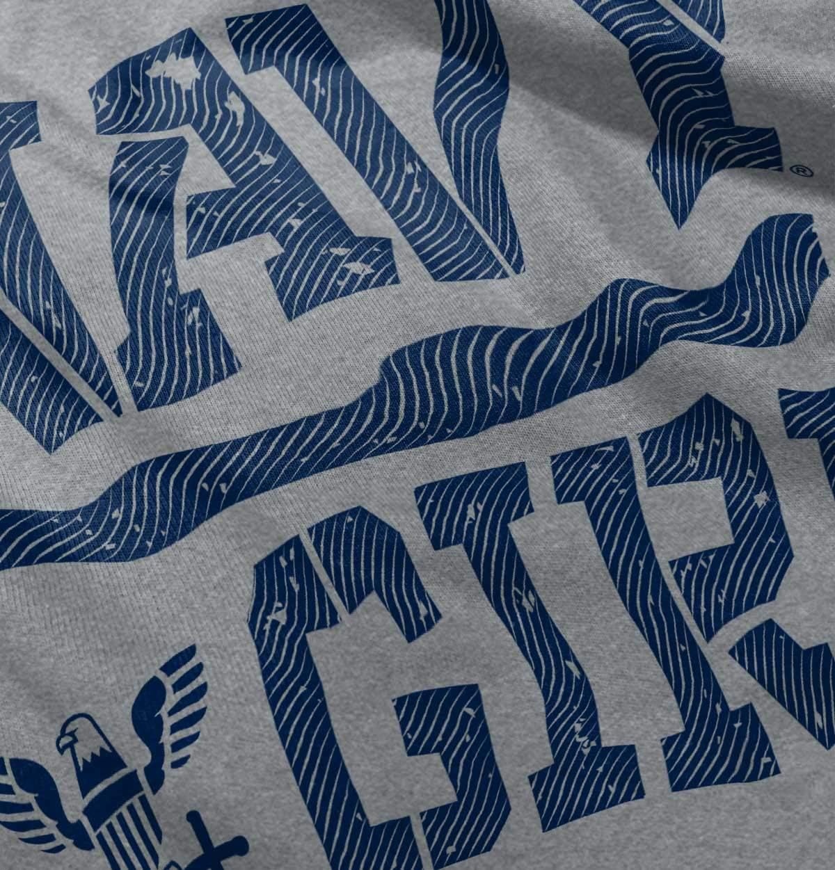 image:imageUS Navy Girl Military Anchor Logo Youth T Shirt Tee GirlsHeather