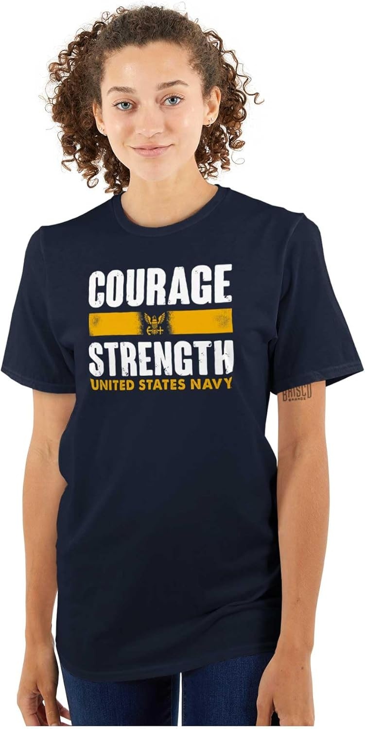 image:imageUnited States Navy Courage Strength Graphic T Shirt Men or WomenNavy