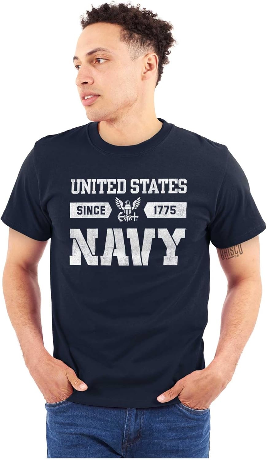 image:imageUnited States Navy Logo Since 1775 Graphic T Shirt Men or WomenNavy
