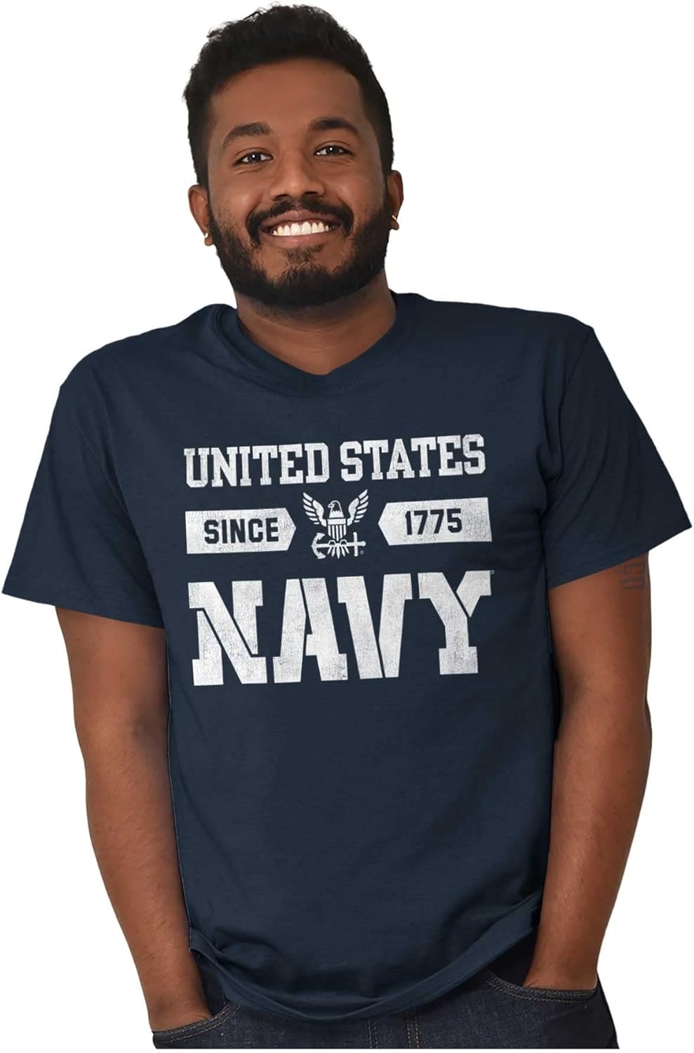 image:imageUnited States Navy Logo Since 1775 Graphic T Shirt Men or WomenNavy