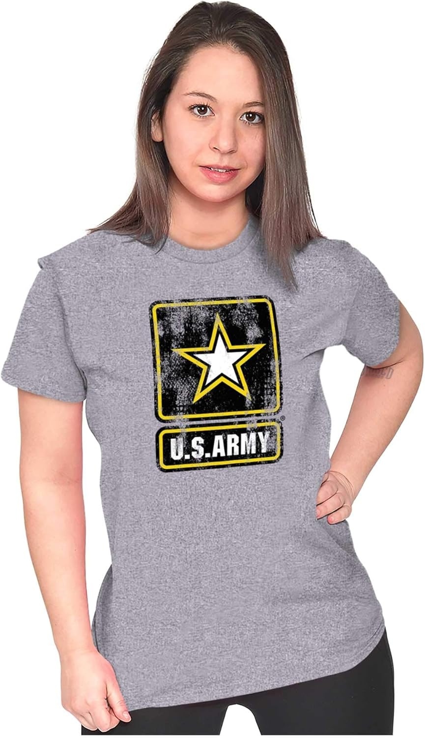 image:imageVintage Military US Army Star Logo Womens Slim Fit Graphic Tee